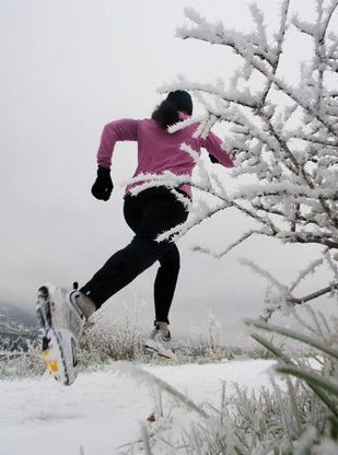 alergarea pe timp de iarna