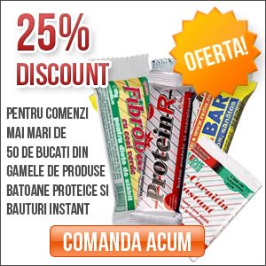 OFERTA BATOANE PROTEICE SI BAUTURI INSTANT